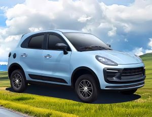 Four wheeled electric vehicle for women’s small commuting car